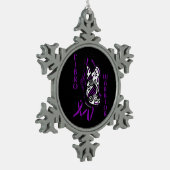 Butterfly/Ribbon...Fibro Tin Sneeuwvlok Ornament (Links)