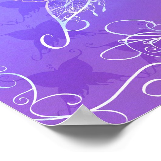 Butterfly Ribbon Poster (Hoek)