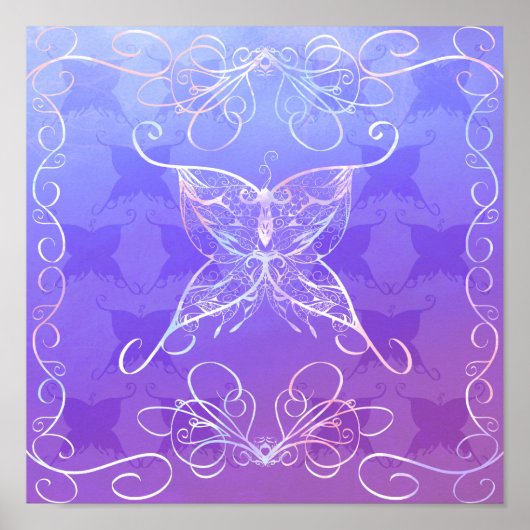Butterfly Ribbon Poster (Voorkant)