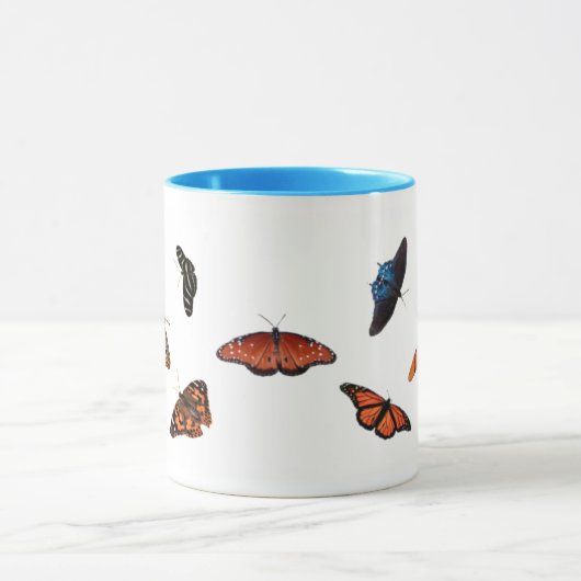 butterfly ringer koffie - mok (Midden)