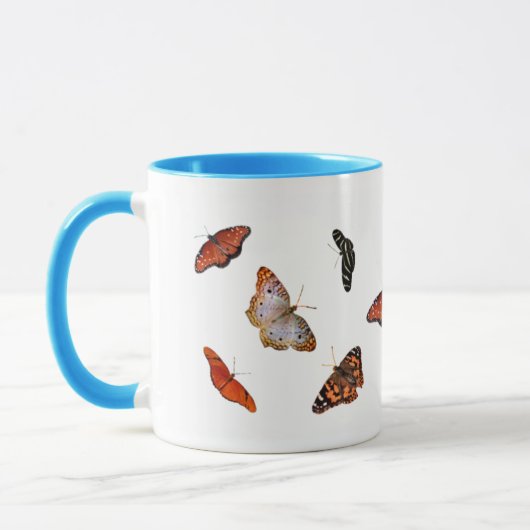butterfly ringer koffie - mok (Links)