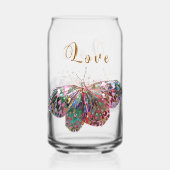 Butterfly Rising 2 Blikvorm Glas (Achterkant)