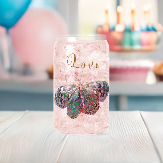 Butterfly Rising 2 Blikvorm Glas (Insitu (Baby Shower))