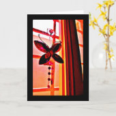 Butterfly-rism Kaart (Gele Bloem)