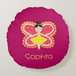 Butterfly Rond Kussen