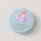 Butterfly Ronde Button 3,2 Cm (Voorkant)