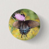 Butterfly Ronde Button 3,2 Cm (Voorkant)