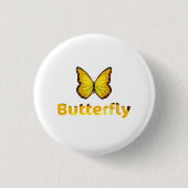 Butterfly Ronde Button 3,2 Cm (Voorkant)