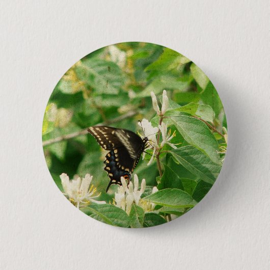 Butterfly Ronde Button 5,7 Cm (Voorkant)