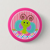 Butterfly Ronde Button 5,7 Cm (Voorkant)