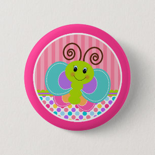 Butterfly Ronde Button 5,7 Cm