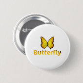 Butterfly Ronde Button 5,7 Cm (Voorkant /achterkant)