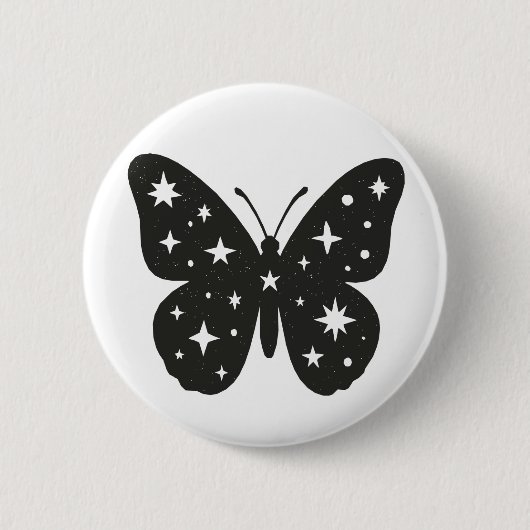 Butterfly Ronde Button 5,7 Cm (Voorkant)
