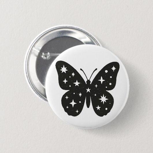 Butterfly Ronde Button 5,7 Cm (Voorkant /achterkant)