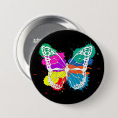 Butterfly Ronde Button 7,6 Cm (Voorkant /achterkant)