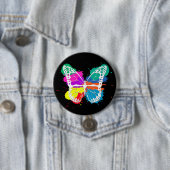 Butterfly Ronde Button 7,6 Cm (In situ)