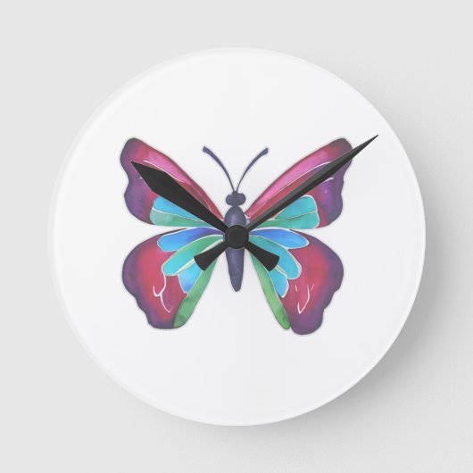Butterfly Ronde Klok (Voorkant)