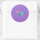 Butterfly Ronde Sticker (Tas)