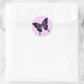 Butterfly Ronde Sticker (Tas)