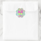 Butterfly Ronde Sticker (Tas)