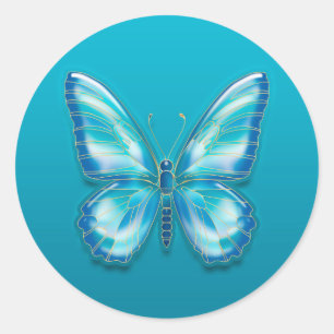 Butterfly Ronde Sticker
