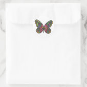 Butterfly Ronde Sticker (Tas)