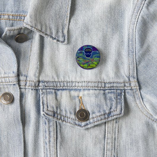 Butterfly Round Button (In situ)