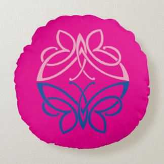 Butterfly Round Pillow Rond Kussen