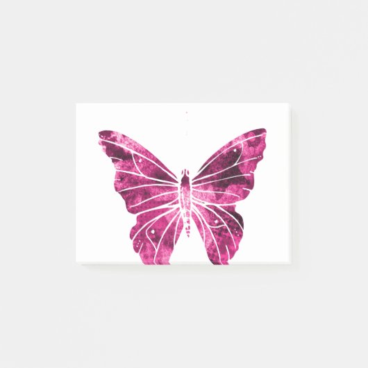Butterfly roze Clipart Cute Flying Wings Natuur 1. Post-it® Notes (Voorkant)