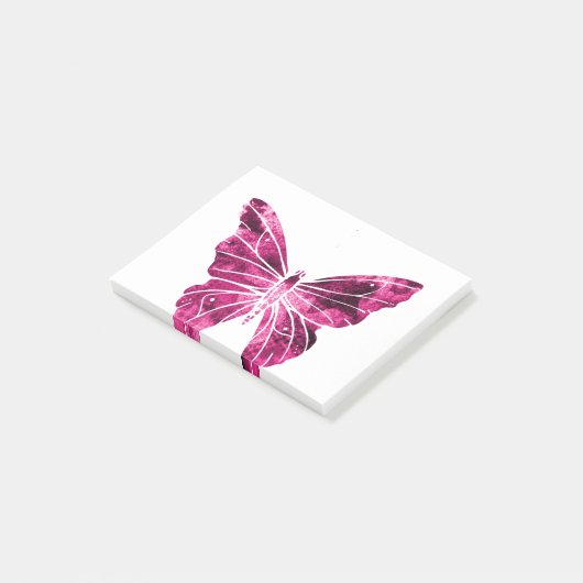 Butterfly roze Clipart Cute Flying Wings Natuur 1. Post-it® Notes (Schuin)