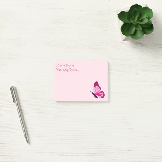 Butterfly  Roze Paars Post-it® Notes (Kantoor)