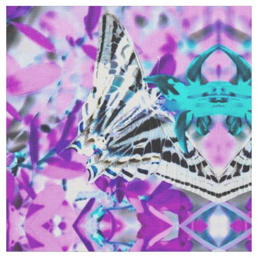 Butterfly roze stof (Close Up)