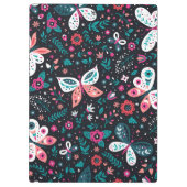 Butterfly roze tuin | Klembord voor vlinder (Achterkant)