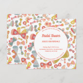 Butterfly roze Vrijgezellenfeest Kaart (Voorkant / Achterkant)