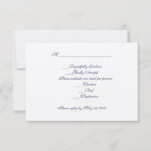 Butterfly RSVP-kaart RSVP Kaartje (Achterkant)