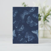 Butterfly RSVP-kaart RSVP Kaartje (Staand voorkant)