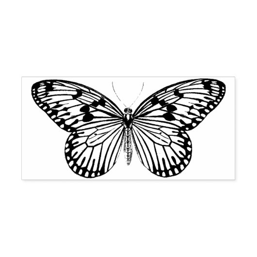 Butterfly Rubber Stempel (Afrduk)