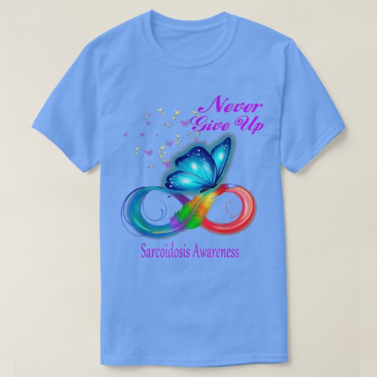 Butterfly Sarcoidosis Awareness  T-shirt (Design voorkant)