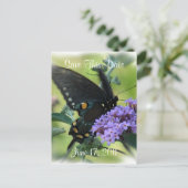 Butterfly-save the date- aanpassen. aankondigingskaart (Staand voorkant)