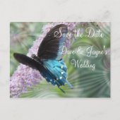 Butterfly Save the Date-aanpassen Aankondigingskaart (Voorkant)
