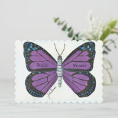 Butterfly schilder van Julia Hanna Kaart (Staand voorkant)