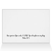 Butterfly Scripture Note Kaart Psalm 92:5 (Binnen Horizontaal (Boven))