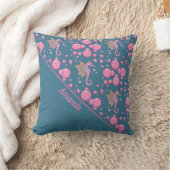 Butterfly Seahorse in Bubbles Custom Pillow Kussen (Deken)