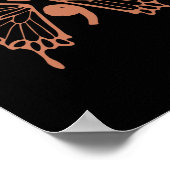 Butterfly Semicolon 988 Suicide Prevention Awarene Poster (Hoek)