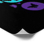 Butterfly Semicolon Suicide Awareness Mental Healt Poster (Hoek)