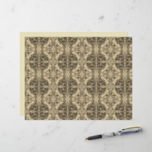 Butterfly Sepia Elegant Antiek stijl