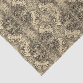 Butterfly Sepia Elegant  Antiek stijl Tissuepapier (Detail)