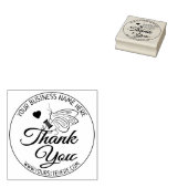 Butterfly Sewing Business Dank u Rubberstempel (Gestempeld)