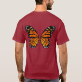 Butterfly Shirt Plus formaat Butterfly Costuum top (Achterkant)