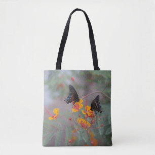 Butterfly Shopping Bag - Twee vlinders tuin Tote Bag